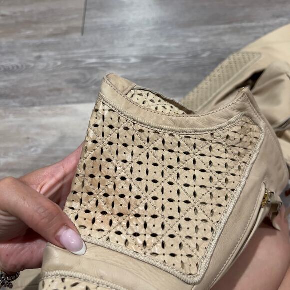 Roberto Cavalli Tan Leather Jacket Size 40 - Picture 8 of 10